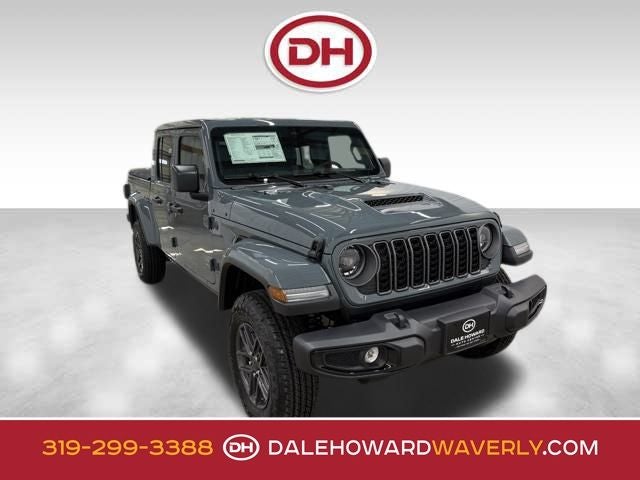 2026 Jeep Gladiator Sport S in Anvil Clear-Coat Exterior Paint — front three-quarter view