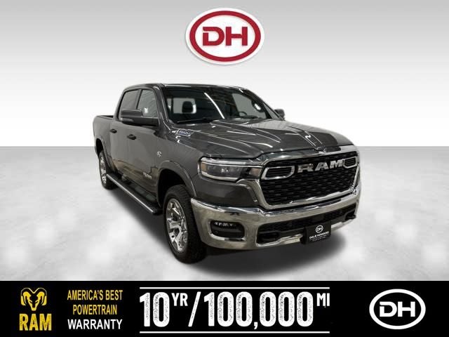 2026 RAM 1500 Big Horn/Lone Star in Granite Crystal Metallic Clear-Coat Exterior Paint — front three-quarter view