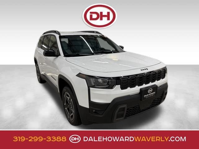 2026 Jeep Cherokee Limited in Bright White Clear-Coat Exterior Paint — front three-quarter view