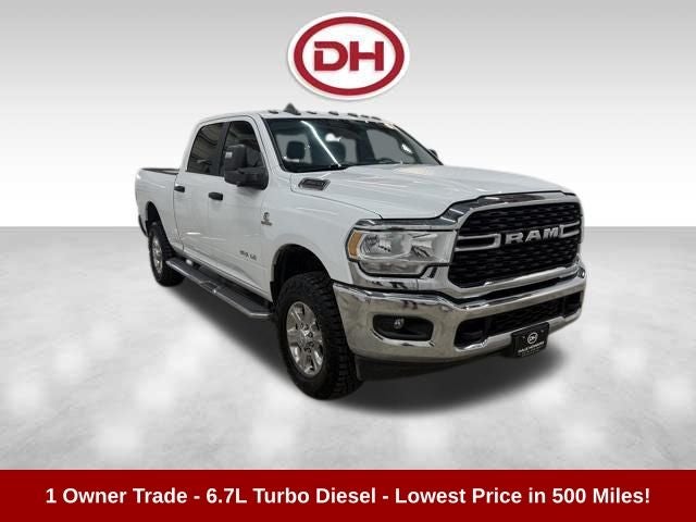 2023 RAM 3500 Big Horn in Bright White Clearcoat — front three-quarter view