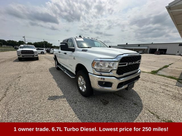2023 RAM 3500 Big Horn in Bright White Clearcoat — front three-quarter view