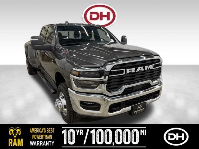 2026 RAM 3500 Tradesman in Granite Crystal Metallic Clear-Coat Exterior Paint — front three-quarter view