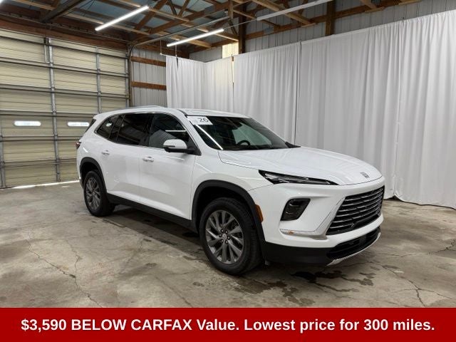2026 Buick Enclave Preferred in Summit White — front three-quarter view