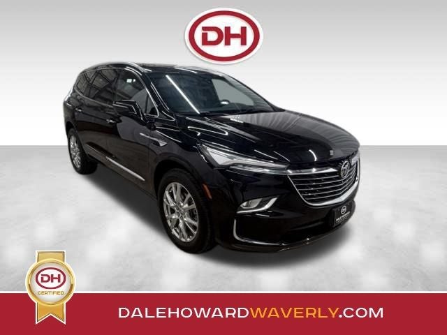 2023 Buick Enclave Premium Group in Ebony Twilight Metallic — front three-quarter view