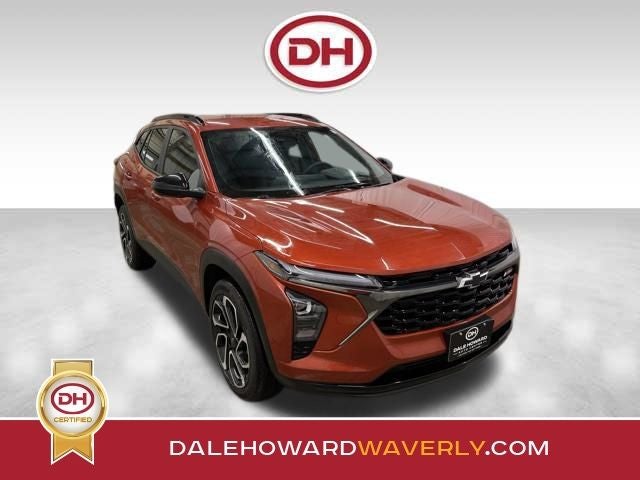 2024 Chevrolet Trax 2RS in Cayenne Orange Metallic — front three-quarter view