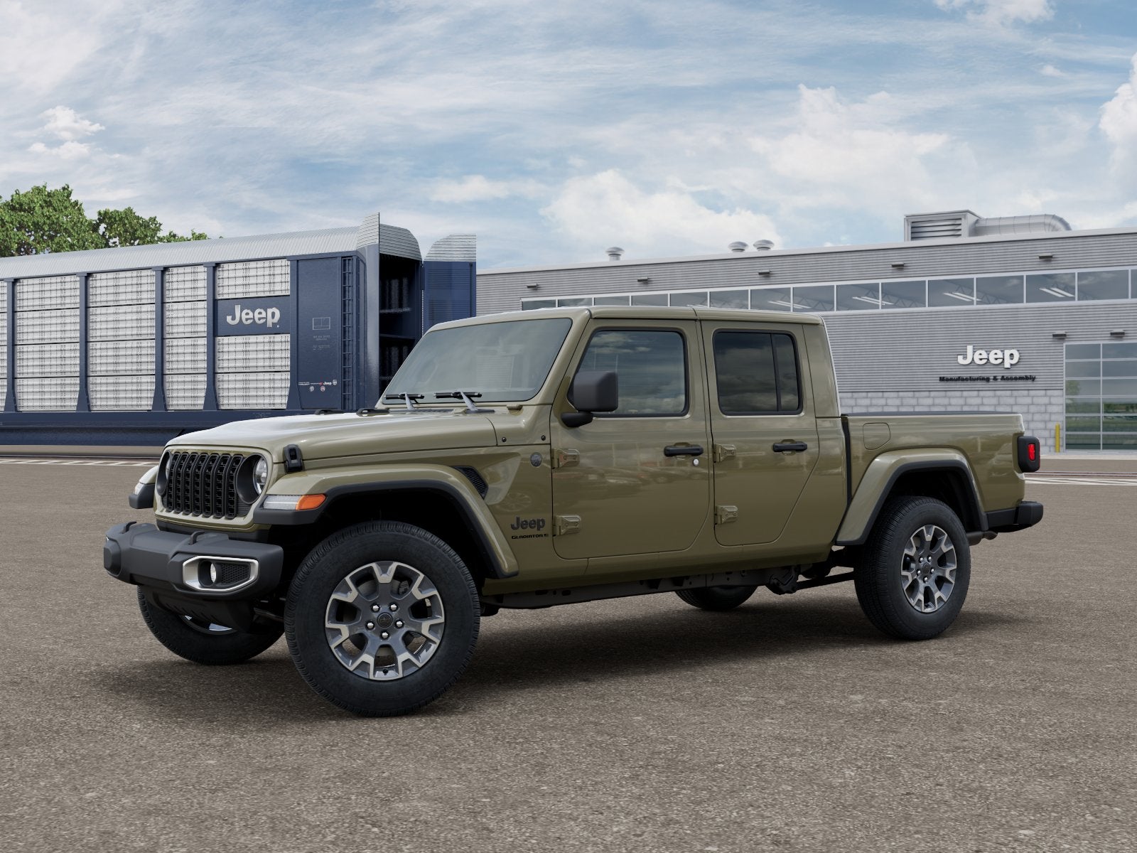 2026 Jeep Gladiator Sahara in 41 — front three-quarter view