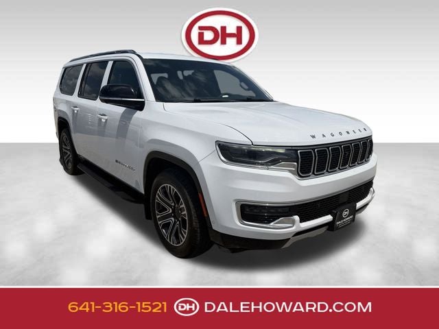 2023 Jeep Wagoneer L Series II in Bright White Clearcoat — front three-quarter view