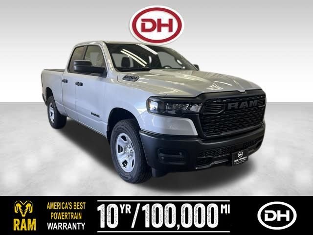 2026 RAM 1500 Tradesman in Silver Zynith — front three-quarter view