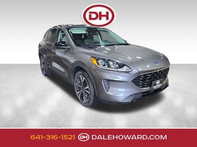 2022 Ford Escape SE in Gray Metallic — front three-quarter view