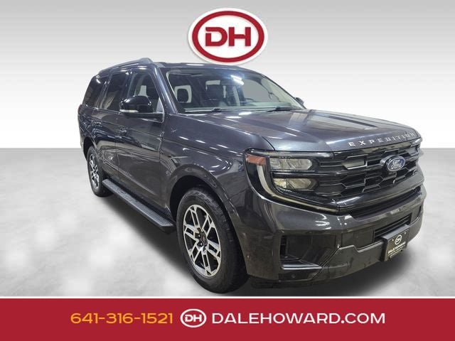 2025 Ford Expedition Active in Gray Metallic — front three-quarter view