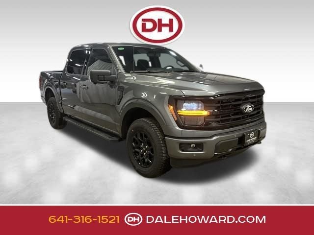 2026 Ford F-150 XLT in Gray Metallic — front three-quarter view