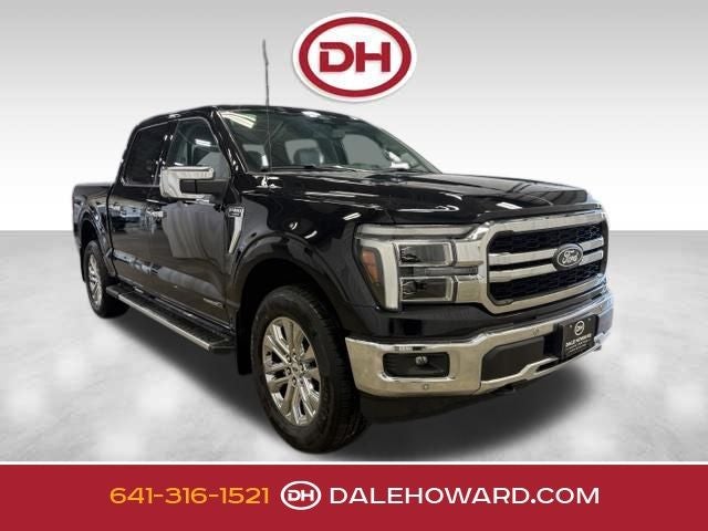 2026 Ford F-150 Lariat in Black Metallic — front three-quarter view