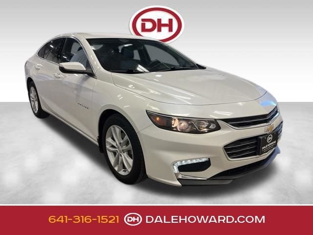 2018 Chevrolet Malibu LT in Iridescent Pearl Tricoat — front three-quarter view