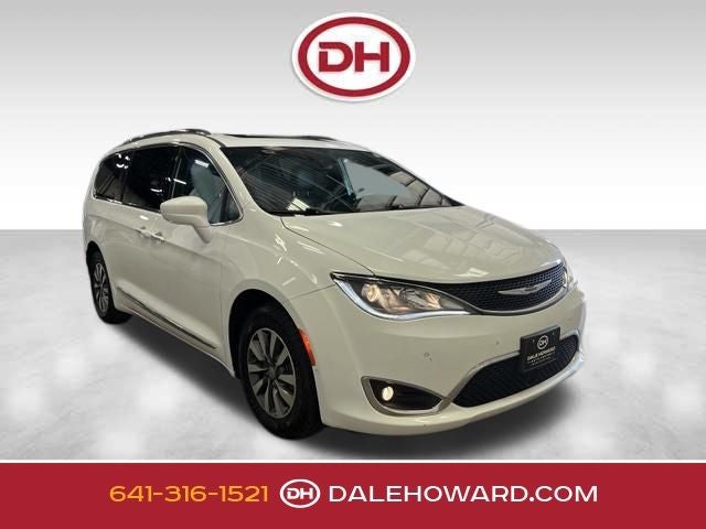 2020 Chrysler Pacifica Touring L Plus in Bright White Clearcoat — front three-quarter view