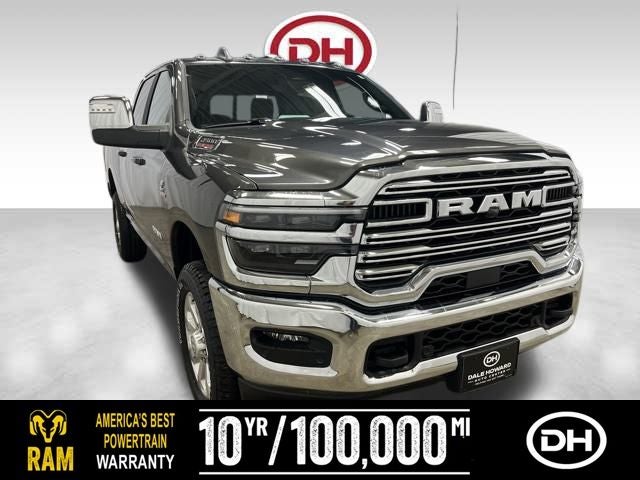 2026 RAM 2500 Laramie in Granite Crystal Metallic Clearcoat — front three-quarter view