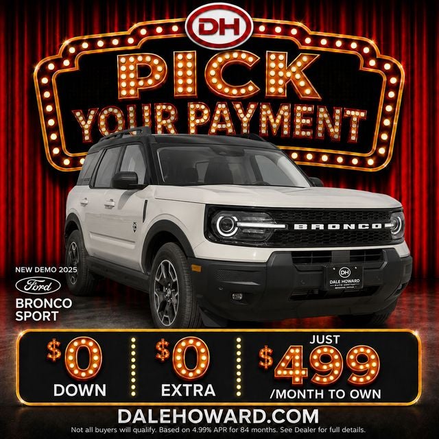 2025 Ford Bronco Sport Outer Banks in Desert Sand — front three-quarter view