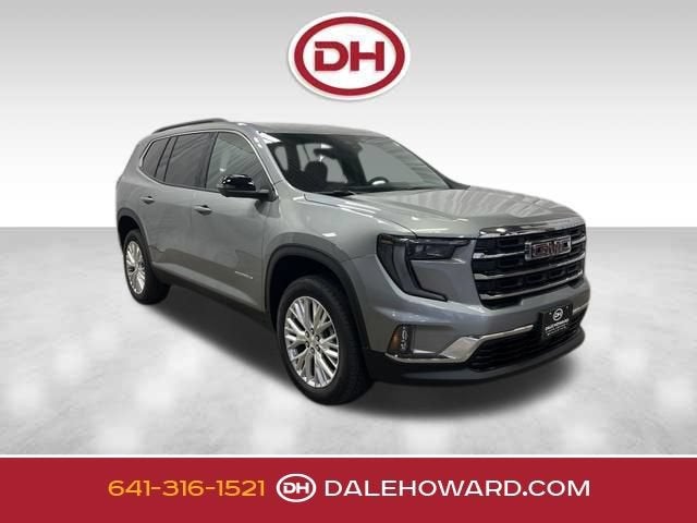 2026 GMC Acadia Elevation in Sterling Metallic — front three-quarter view