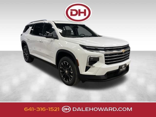2026 Chevrolet Traverse LT in Summit White — front three-quarter view
