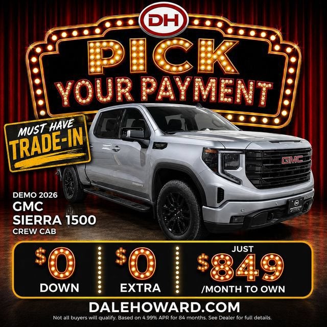 2026 GMC Sierra 1500 Elevation in Sterling Metallic — front three-quarter view